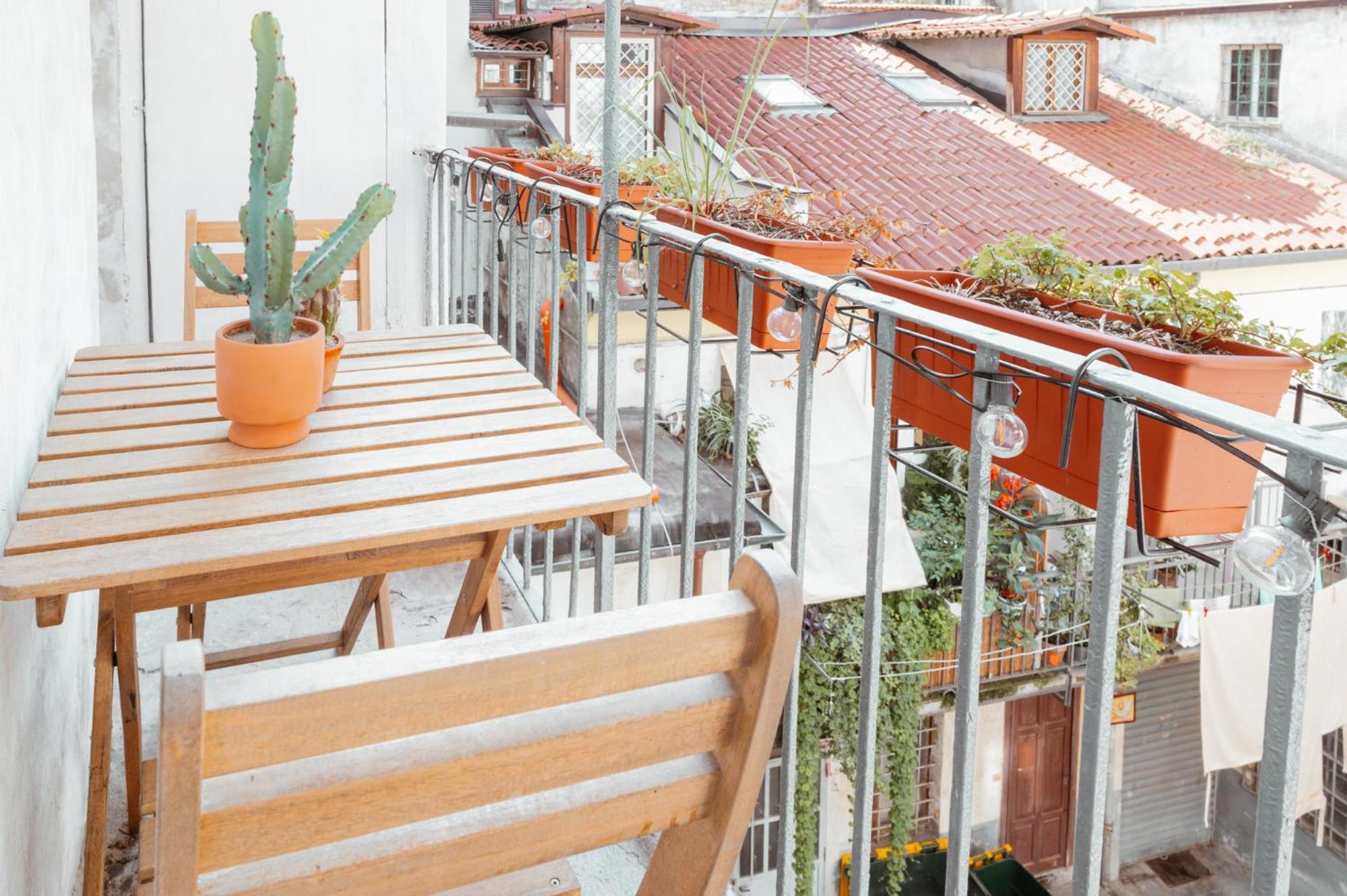 Mercanti Modern Flat - Balcony - Torino Centro Екстер'єр фото